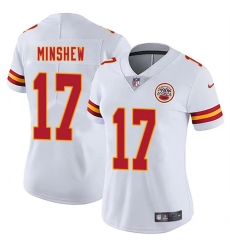 Women Kansas City Chiefs 17 Gardner Minshew White 2025 Vapor Untouchable Limited Stitched Jersey  Women Kansas City Chiefs 17 Gardner Minshew White 2025 Vapor Untouchable Limited Stitched Jersey
