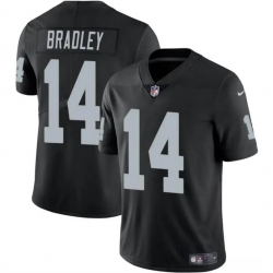 Youth Las Vegas Raiders 14 Carter Bradley Black Stitched Football Jersey