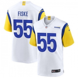 Men Los Angeles Rams 55 Braden fiske White vapor untouchable limited Jersey