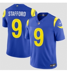 Men Los Angeles Rams  9 Matthew Stafford Royal 2026 F U S E  Vapor Limited Stitched Football Jersey