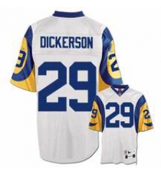 St Louis Rams 29 DICKERSON white mitchellandness