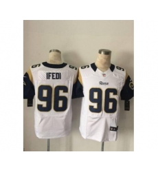 nike nfl jerseys st. louis rams 96 ifedi white[Elite][ifedi]