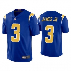 Women Angeles Chargers 3 Derwin James Jr Royal Vapor Untouchable Limited Stitched Jersey