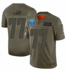 Womens Los Angeles Chargers 77 Forrest Lamp Limited Camo 2019 Salute to Service Football Jersey