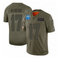 Youth Los Angeles Chargers 17 Philip Rivers Limited Camo 2019 Salute to Service Football Jersey