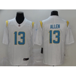 Youth Nike Los Angeles 13 Chargers Keenan Allen 2020 White Vapor Limited Jersey