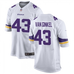 Men Minnesota Vikings Andrew Van Ginkel White 2023 F U S E Throwback Vapor Untouchable Limited Stitched Jersey