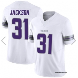 Men Nike Minnesota Vikings Khyree Jackson #31 Winter Warriors Stitched NFL Jersey