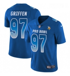 Womens Nike Minnesota Vikings 97 Everson Griffen Limited Royal Blue 2018 Pro Bowl NFL Jersey