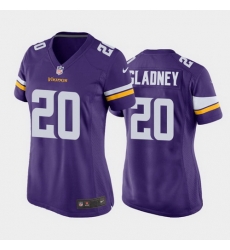 women jeff gladney minnesota vikings purple game jersey 