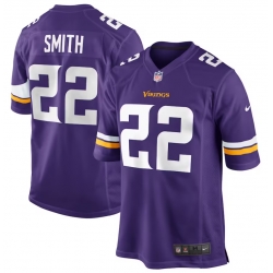 Toddler Nike Harrison Smith #22 Purple Minnesota Vikings Game Stitched Jersey