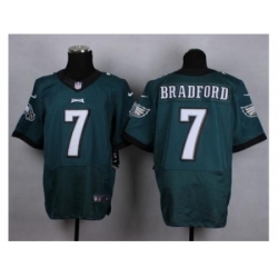 Nike Philadelphia Eagles 7 Sam Bradford Midnight Green Elite NFL Jersey Nike Philadelphia Eagles 7 Sam Bradford Midnight Green Elite NFL Jersey