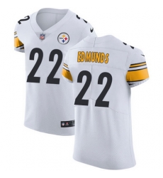 Nike Steelers #22 Terrell Edmunds White Mens Stitched NFL Vapor Untouchable Elite Jersey