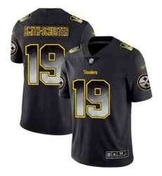 Steelers 19 JuJu Smith Schuster Black Men Stitched Football Vapor Untouchable Limited Smoke Fashion Jersey