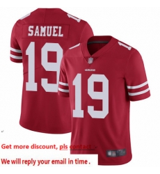 49ers 19 Deebo Samuel Red Team Color Youth Stitched Football Vapor Untouchable Limited Jersey