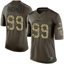 Nike 49ers #99 DeForest Buckner Green Youth Stitched NFL Limited Salute to Service Jersey Nike 49ers #99 DeForest Buckner Green Youth Stitched NFL Limited Salute to Service Jersey