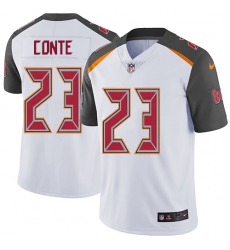 Men Nike Buccaneers #23 Chris Conte White Stitched NFL Vapor Untouchable Limited Jersey