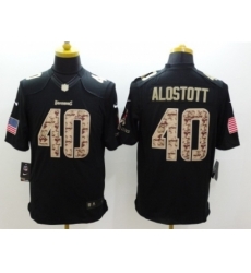 Nike Tampa Bay Buccaneers 40 Mike Alostott black Limited Salute to Service NFL Jersey