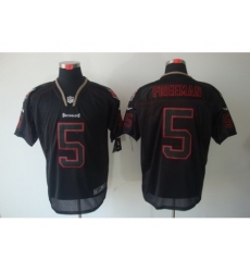 Nike Tampa Bay Buccaneers 5 Josh Freeman Black Elite Lights Out NFL Jersey