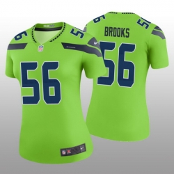 Women Seattle Seahawks Jordyn Brooks #56 Green Vapor Limited NFL Jersey