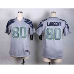 nike women nfl jerseys seattle seahawks 80 largent grey[nike]