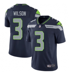 Nike Seahawks #3 Russell Wilson Steel Blue Team Color Youth Stitched NFL Vapor Untouchable Limited Jersey