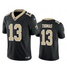 Men New Orleans Saints 13 Michael Thomas Black 2023 F U S E  Vapor Untouchable Limited Stitched Jersey