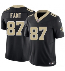 Men New Orleans Saints  87 Noah Fant Black 2026 F U S E Vapor Limited Stitched Football Jersey