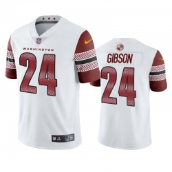 Men Washington Commanders 24 Antonio Gibson 2022 Burgundy Game Stitched Jersey White