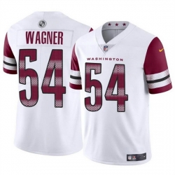 Men Washington Commanders 54 Bobby Wagner White Vapor Limited Stitched Football Jersey