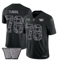 Men Washington Commanders  78 Laremy Tunsil Black F U S E  2026 Salute to Service Limited Stitched Football Jersey