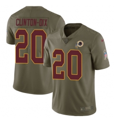 Nike Redskins #20 Ha Ha Clinton Dix Olive Men Stitched NFL Limited 2017 Salute To Service Jersey