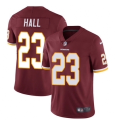 Nike Redskins #23 DeAngelo Hall Burgundy Red Team Color Mens Stitched NFL Vapor Untouchable Limited Jersey