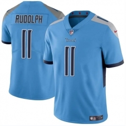 Men Tennessee Titans 11 Mason Rudolph Blue Vapor Limited Stitched Football Jersey