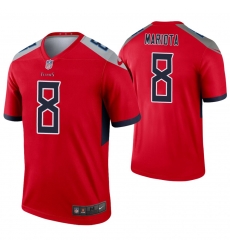 Nike Titans 8 Marcus Mariota Red Inverted Legend Jersey