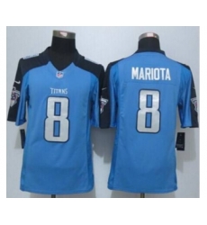 nike nfl jerseys tennessee titans 8 mariota lt.blue[nike limited][mariota]