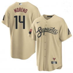 Men Arizona Diamondbacks #14 Gabriel Moreno City Connect Jersey