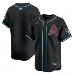 Men Arizona Diamondbacks Blank Black Cool Base Stitched Baseball Jersey