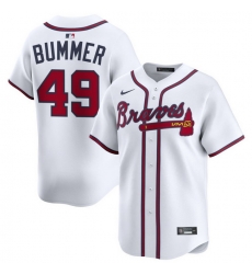 Men Atlanta Braves Nike Alternate Limited Jersey White Bummer Aaron 49 Men Atlanta Braves Nike Alternate Limited Jersey White Bummer Aaron 49