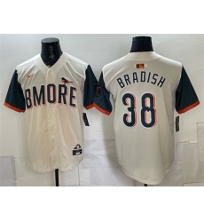 Men Baltimore Orioles  38 Kyle Bradish Natural 2026 City Connect Stadium Stitched Baseball Jersey