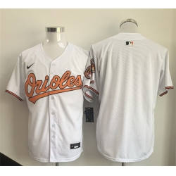 Men Baltimore Orioles Blank White 2025 Limited Stitched Baseball Jersey