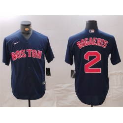 Men Boston Red Sox 2 Xander Bogaerts Navy Stitched Baseball Jersey