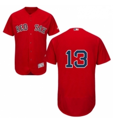 Mens Majestic Boston Red Sox 13 Hanley Ramirez Red Alternate Flex Base Authentic Collection MLB Jersey