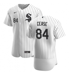 Men Chicago White Sox 84 Dylan Cease Men Nike White Home 2020 Flex Base Player MLB Jersey