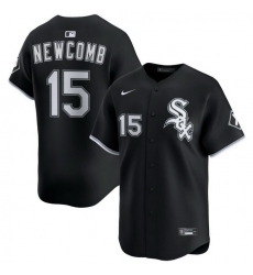 Men Chicago White Sox Nike Black Alternate Limited Jersey Newcomb Sean 15
