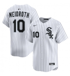 Men Chicago White Sox Nike Home Limited Jersey White Meidroth Chase 10