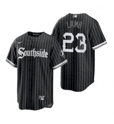 Men's White Sox Southside Jake Lamb Black 2021 City Replica Jersey