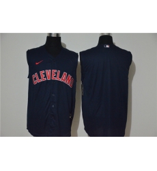 Indians Blank Black Nike Cool Base Sleeveless Jersey