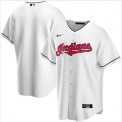 Men Cleveland Indians Nike White Blank Jersey