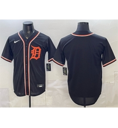Men Detroit Tigers Blank 2026 Fashion Replica Black Out Stitched Baseball Jersey